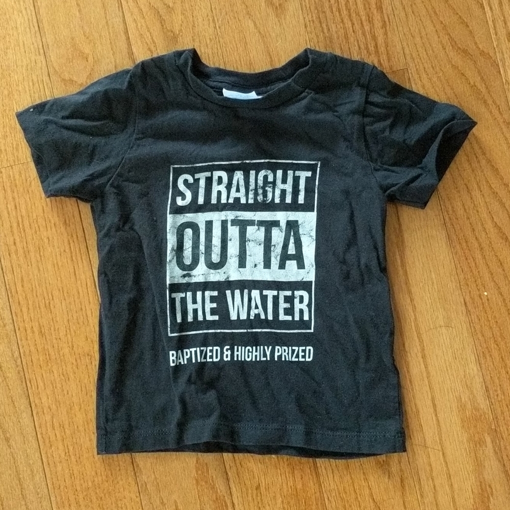 2T baptism shirt